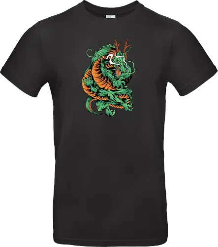 Angry Japanese Dragon Tattoo