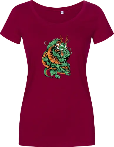 Angry Japanese Dragon Tattoo