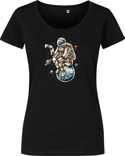 Astronaut Outer Space Coffee Break