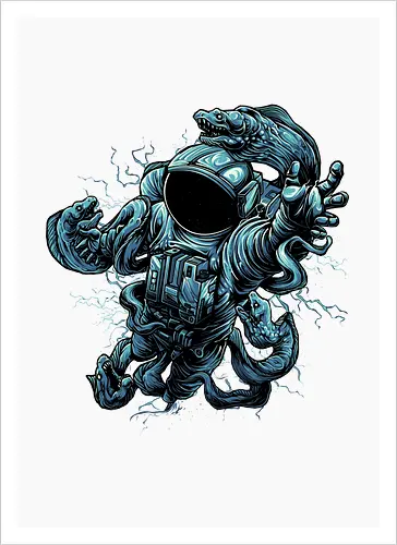 Astronaut Outer Space Deep Sea Diver