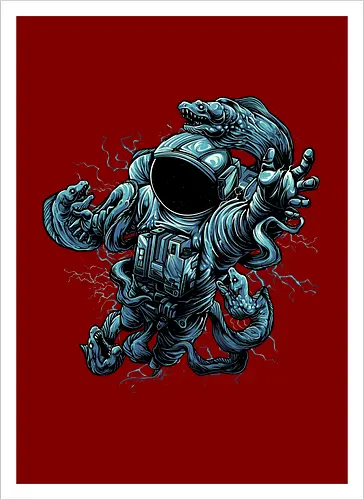 Astronaut Outer Space Deep Sea Diver