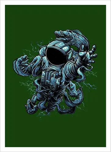Astronaut Outer Space Deep Sea Diver