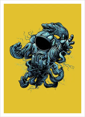 Astronaut Outer Space Deep Sea Diver