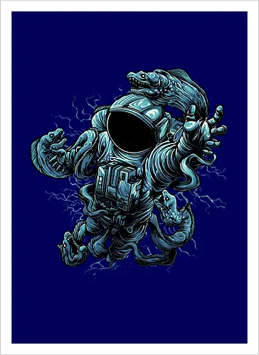 Astronaut Outer Space Deep Sea Diver