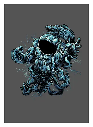Astronaut Outer Space Deep Sea Diver