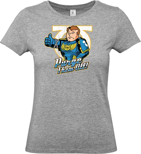 Purge them all - ultra, marine, space, emperor, war, game - Standard T-Shirt (Women)