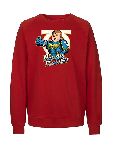 Purge them all - ultra, marine, space, emperor, war, game - Fairtrade Sweatshirt