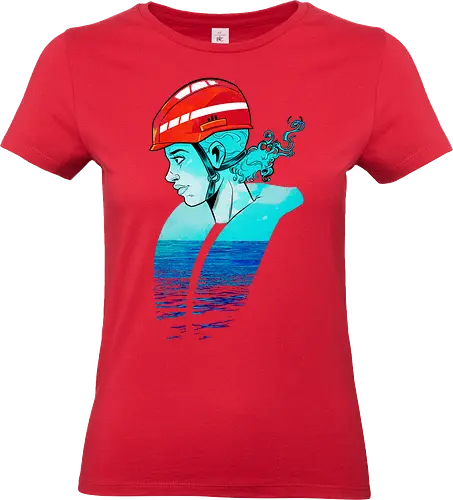 Seenotretterin - seenotrettung, seapunks, seenotretterin, mittelmeer - Standard T-Shirt (Women)