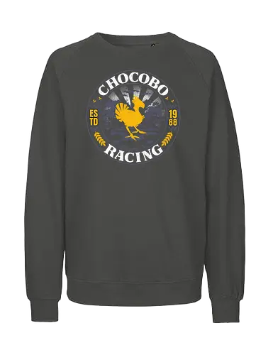 Bird Racing - racing, ff7, fantasy, soldier, gaming, cute - Fairtrade Sweatshirt