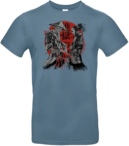 forbidden battle - samurai, ronin, shinobi, japanese, horror, halloween, jason, freddy - Standard T-Shirt