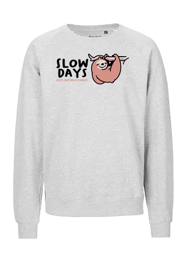 Slow Days - photograph, oldschool, camera, doodle - Fairtrade Sweatshirt