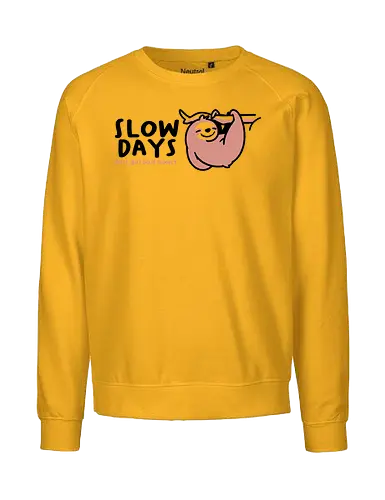 Slow Days - photograph, oldschool, camera, doodle - Fairtrade Sweatshirt