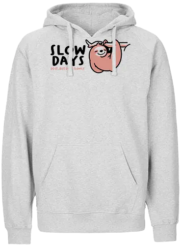 Slow Days - photograph, oldschool, camera, doodle - Fairtrade Hoodie