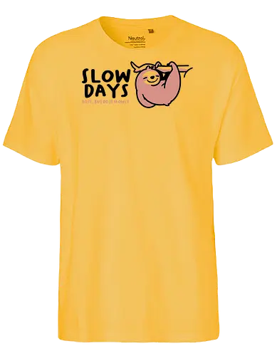 Slow Days - photograph, oldschool, camera, doodle - Fairtrade T-Shirt