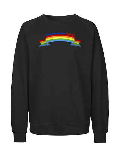 Somewhere Over The Rainbow - Song, Colorful, Red, Blue, Green, Bunt - Fairtrade Sweatshirt