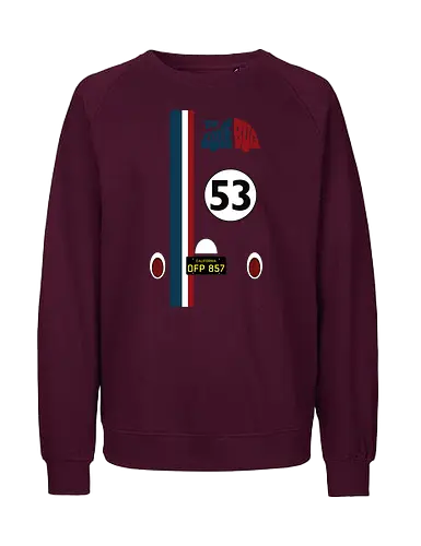 Beetle Herbie Art - Beetle, Car, Auto, Love Bug - Fairtrade Sweatshirt