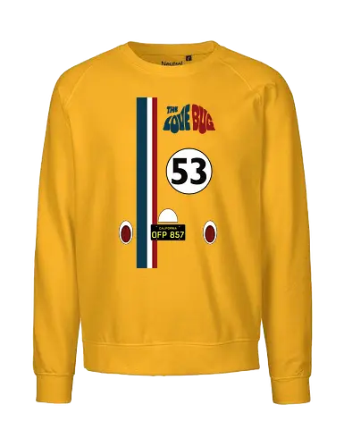 Beetle Herbie Art - Beetle, Car, Auto, Love Bug - Fairtrade Sweatshirt