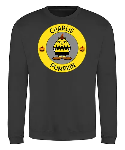 Charlie Pumpkin - Cartoon, Pumpkin, Kürbis - Sweatshirt