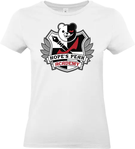 Academy Crest - anime, manga, despair, bear, monobear, video game, gamer, gaming, killing harmony - Standard T-Shirt (Women)