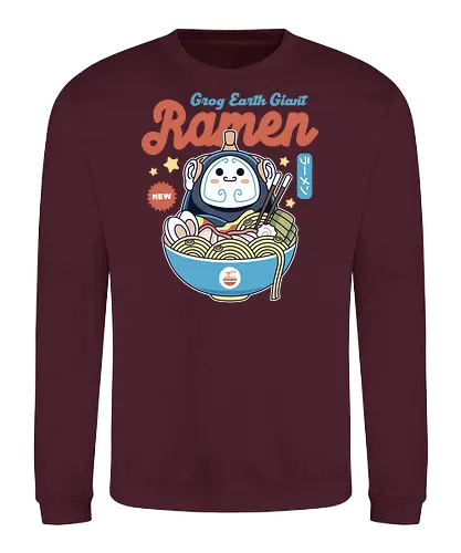 The Earth Giant Ramen - game, gaming, gamer, video games, giant, village, ocean, farming, simulator, indie, cute, harvest - Sweatshirt