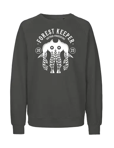 Forest Keeper Emblem - bracken, forest keeper, circuit bees, eyeless dog, giant, hoarding bug, game, video game, gamer, gaming, horror, survival, coop game, terror - Fairtrade Sweatshirt