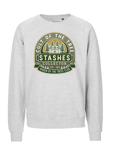Cult Stashes Collector Crest - alan, video game, video games, gaming, gamer, control, american nightmare, night springs, deer fest, oh deer diner, coffee thermos, bright, falls - Fairtrade Sweatshirt