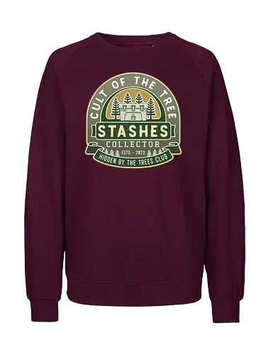 Cult Stashes Collector Crest - alan, video game, video games, gaming, gamer, control, american nightmare, night springs, deer fest, oh deer diner, coffee thermos, bright, falls - Fairtrade Sweatshirt