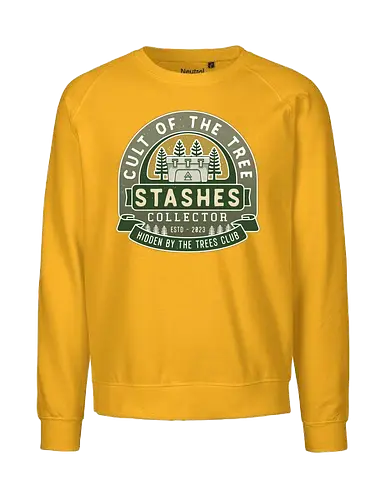 Cult Stashes Collector Crest - alan, video game, video games, gaming, gamer, control, american nightmare, night springs, deer fest, oh deer diner, coffee thermos, bright, falls - Fairtrade Sweatshirt