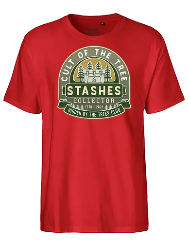 Cult Stashes Collector Crest - alan, video game, video games, gaming, gamer, control, american nightmare, night springs, deer fest, oh deer diner, coffee thermos, bright, falls - Fairtrade T-Shirt