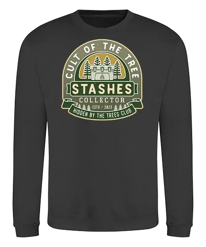 Cult Stashes Collector Crest - alan, video game, video games, gaming, gamer, control, american nightmare, night springs, deer fest, oh deer diner, coffee thermos, bright, falls - Sweatshirt