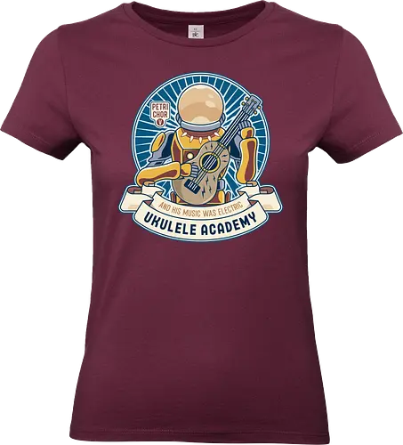 Space Ancient Ukulele Academy - ukulele, monsters, space, providence, indie game, gaming, video games, gamer, roguelike - Standard T-Shirt (Women)