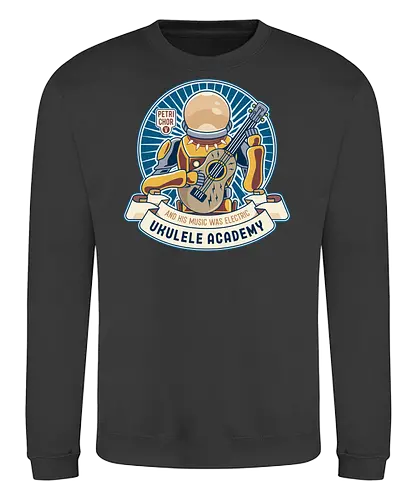 Space Ancient Ukulele Academy - ukulele, monsters, space, providence, indie game, gaming, video games, gamer, roguelike - Sweatshirt