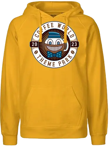 Watery Coffee World Emblem - alan, video game, video games, gaming, gamer, control, american nightmare, deer fest, oh deer diner, coffee thermos, cauldron, lake, night, springs - Fairtrade Hoodie