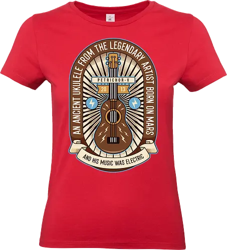 Space Ancient Ukulele - ukulele, monsters, space, providence, indie game, gaming, video games, gamer, roguelike, roguelite - Standard T-Shirt (Women)