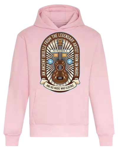 Space Ancient Ukulele - ukulele, monsters, space, providence, indie game, gaming, video games, gamer, roguelike, roguelite - Heavyweight Hoodie