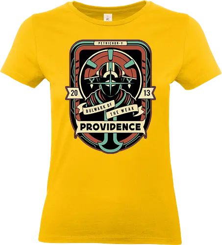 Twin God Crest - ukulele, monsters, space, providence, indie game, gaming, video games, gamer, roguelike, roguelite - Standard T-Shirt (Women)