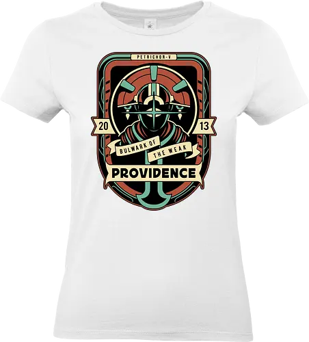 Twin God Crest - ukulele, monsters, space, providence, indie game, gaming, video games, gamer, roguelike, roguelite - Standard T-Shirt (Women)