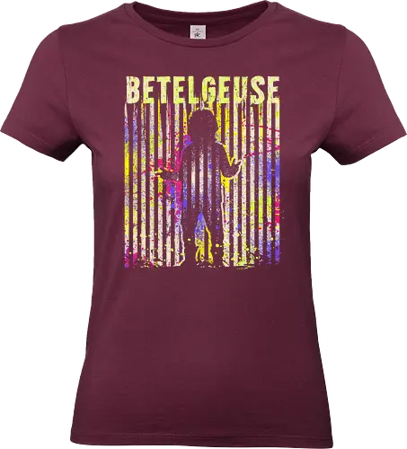 Betelgeuse - Demon, halloween, spooky, betelgeuse, stripes, colourful, stripes, Keaton - Standard T-Shirt (Women)