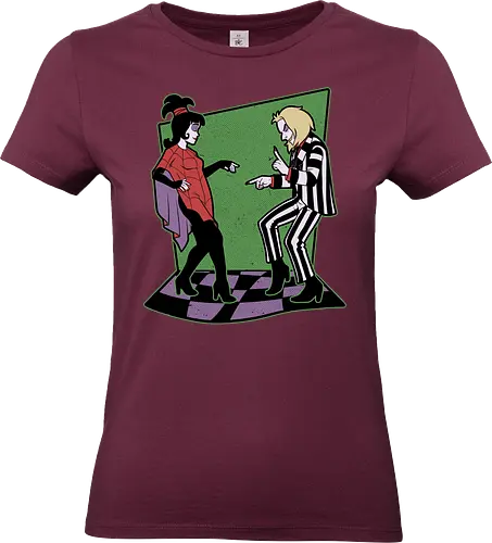Beetle and Girl Dance - Dance, Music, Tv Show, Movie, Ghost, Stories, Creepy, Spooky, Spooky Season, Summoning, Summon, Summoned, Demon, Demons, Classic Horror, Cult Classic, Classic, Vintage, Retro, Retro Vintage, Exorcism, Exorcist - Standard T-Shirt (Women)