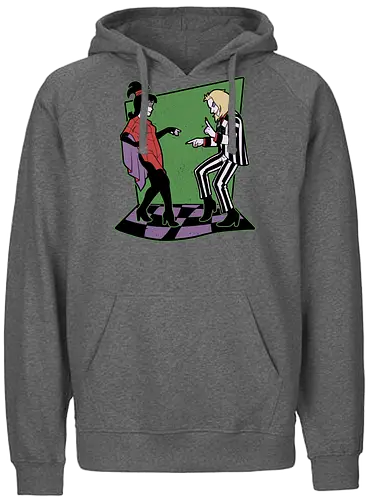 Beetle and Girl Dance - Dance, Music, Tv Show, Movie, Ghost, Stories, Creepy, Spooky, Spooky Season, Summoning, Summon, Summoned, Demon, Demons, Classic Horror, Cult Classic, Classic, Vintage, Retro, Retro Vintage, Exorcism, Exorcist - Fairtrade Hoodie