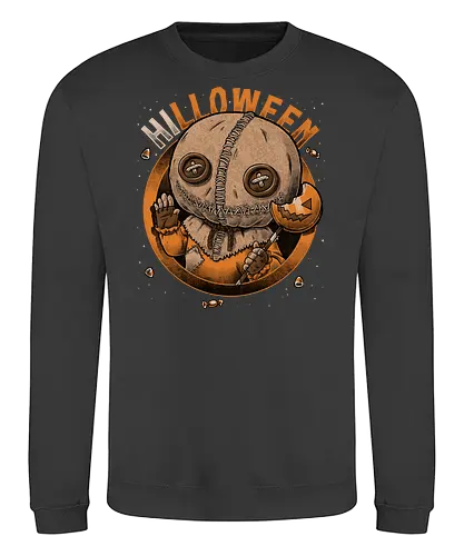 Samhain Halloween - halloween, autumn, fall, creepy, spooky, horror, horror movie, horror comedy, anthology, slasher, movie, movies, demon, ghost, holiday, october, trick or treat, children, pun, funny, candy, adorable, cute, sam, samhain, spirit - Sweatshirt
