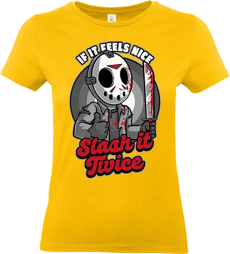 Feels Nice Horror - horror, movie, genre, movies, slasher, classic, classic horror, fun, funny, cult classic, serial killer, cartoon, spooky, scary, creepy, hockey, ice hockey, Friday - Standard T-Shirt (Women)
