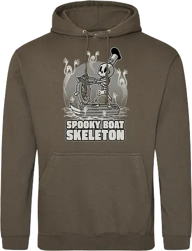 Spooky Boat Skeleton