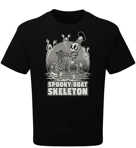 Spooky Boat Skeleton
