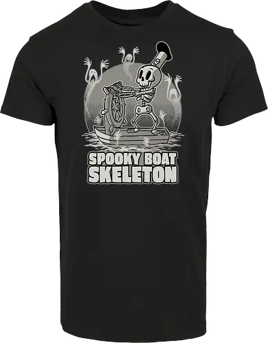 Spooky Boat Skeleton