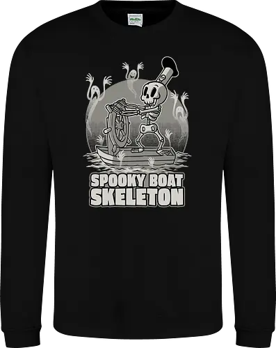 Spooky Boat Skeleton