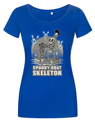 Spooky Boat Skeleton