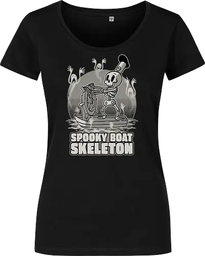 Spooky Boat Skeleton