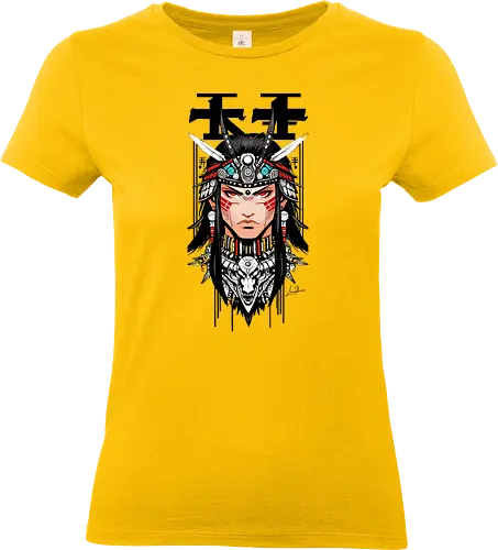 Japanese girl set - Sonnenuntergang, großartig, Japan, Mädchen, indisch, lm2kone, cool, neueste, Popart, Pop Art, japanisch, amerikanisch, futuristisch, Kanji, Frau, ästhetisch - Standard T-Shirt (Women)