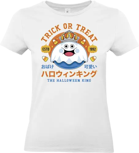 King of Slime Halloween - Quest, slime, monsters, golem, game, gaming, gamer, video games, rpg, jrpg, kawaii, dragon, halloween, pumpkin - Standard T-Shirt (Women)